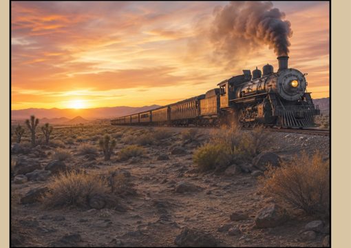 The endless desert gets a noisy visitor