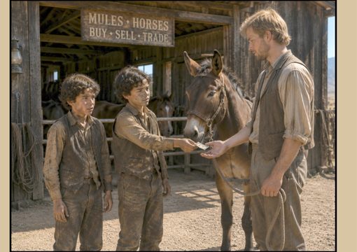 The boys buy a new mule in Hornsilver